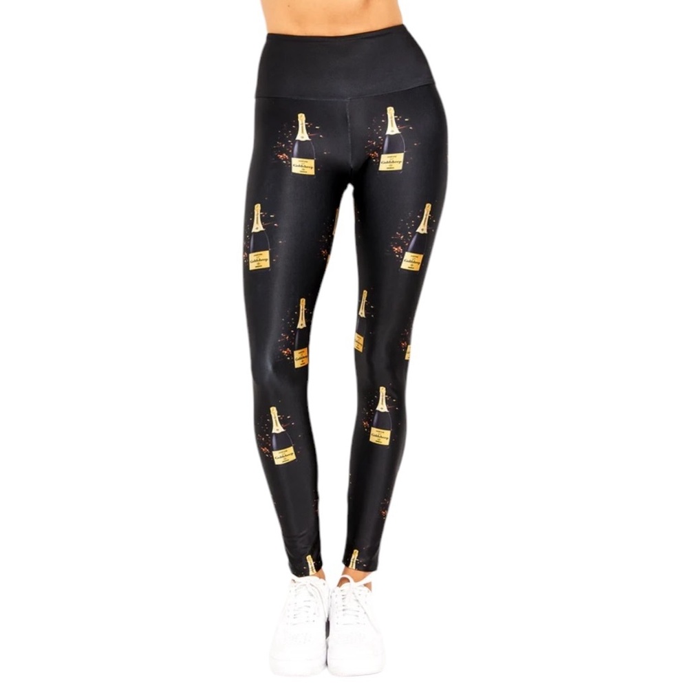 Goldsheep Clothing Champagne Leggings Size Smalll